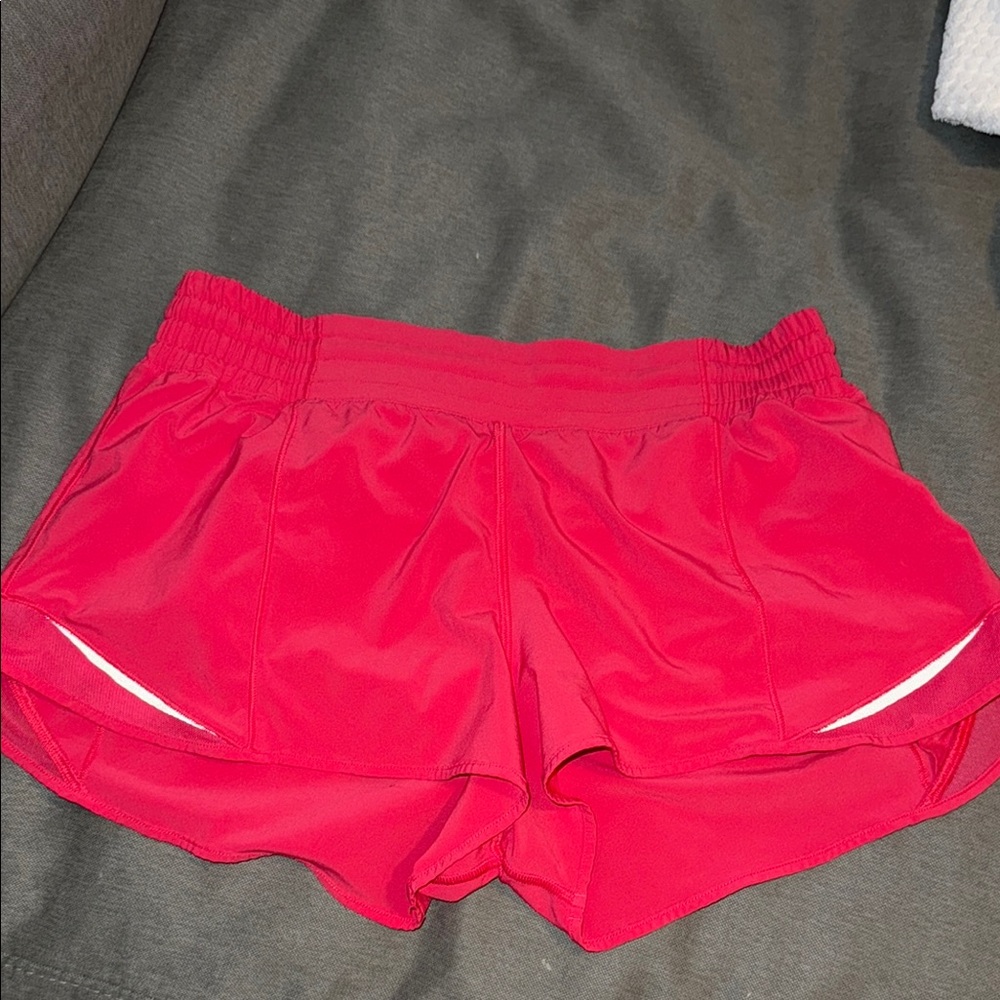 Lululemon Hot Pink Women's Hotty Hot 2.5 inch Shorts Size 10